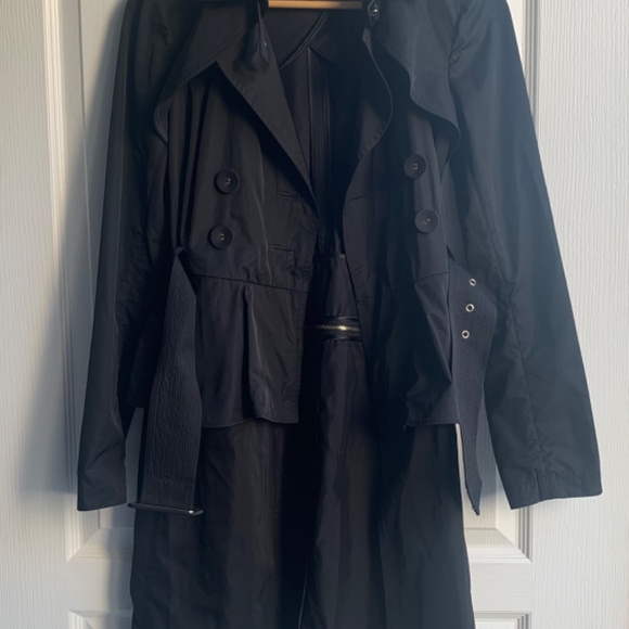 Marciano (Guess) Black Zip-Away Rain Jacket (Size S) - Picture 2 of 11